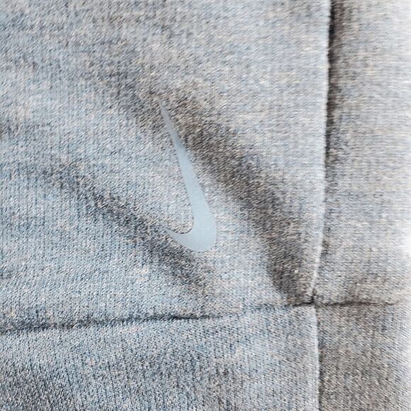 Nike Sweatshirt Women XL Blue Polyester Dri Fit Cut Out Back Round Neck Pullover - Picture 5 of 10